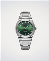Orologio D1 Milano Groovy Green Ultra Thin 39 mm in Acciaio D1-UCBU02